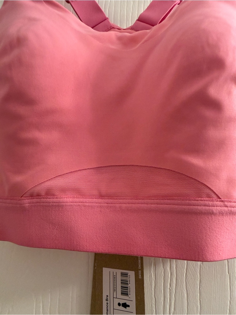 NWT! On Cloud performance Stretch Support Sports Bra - Pink - Picture 4 of 6